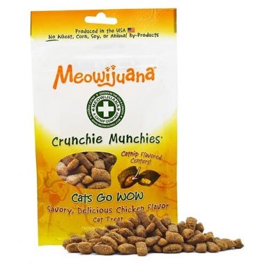 Meowijuana Crunchie Munchie Chicken Treats - OUT OF STOCK